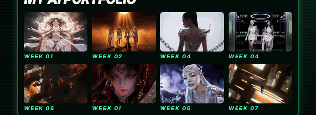 第八周:个人作品集网站动态示例